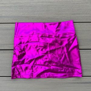 Metallic Pink Skirt